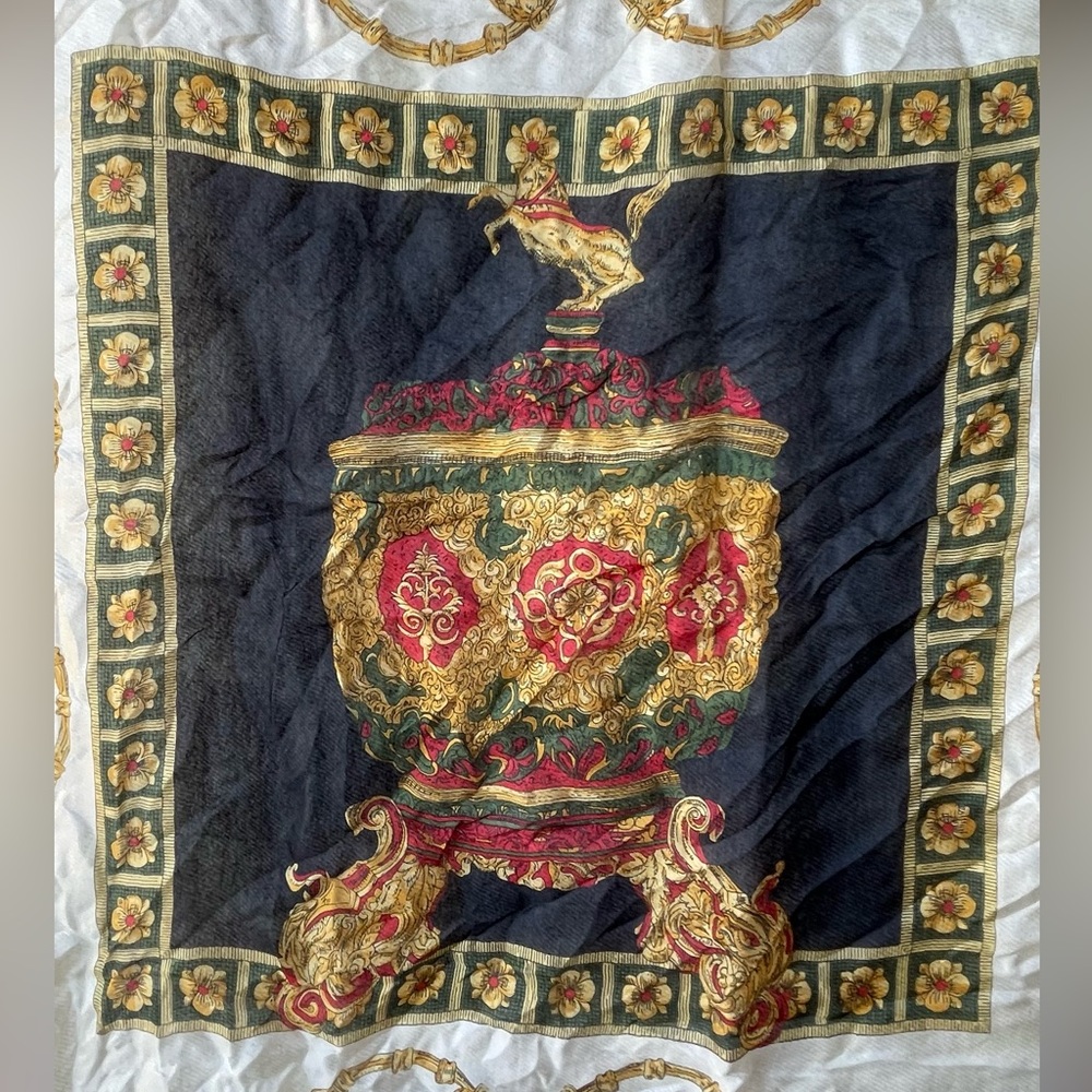 Vintage Silk Christian Dior Scarf - Picture 6 of 6
